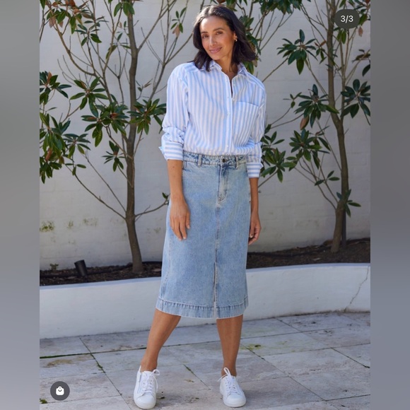 MAYE EMERY denim skirt size 2. NWT - Picture 2 of 6